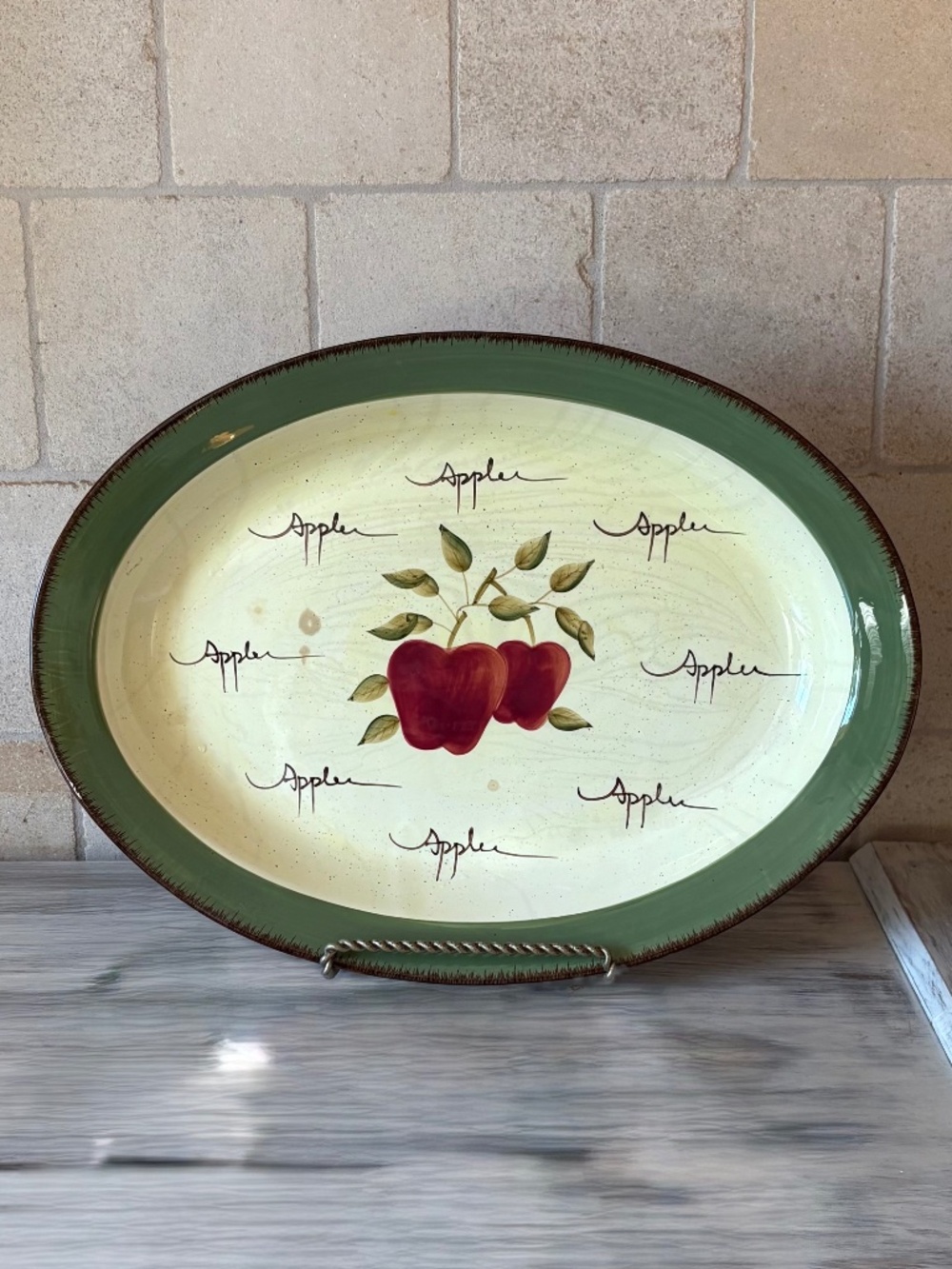 Apple Orchard Collection Serving Platter - Home Interiors